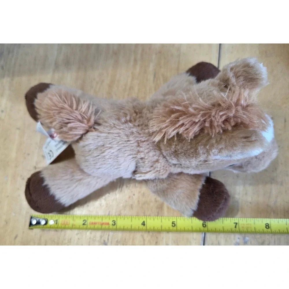 Aurora Lot 5 Mini Flopsie Farm Plush Stuffed Animals Longhorn Two Horse Cow Pig